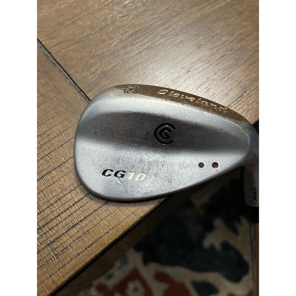 Cleveland CG10 Chrome 56 Sand Wedge 2-Dot CMM Steel Shaft Wedge Flex RH Raw